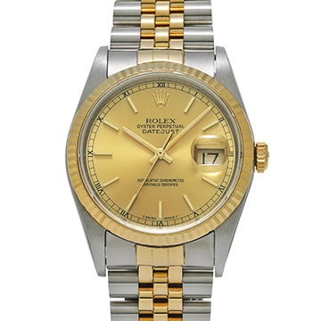 ロレックス デイトジャスト 16233 シャンパン メンズ 時計 【中古】【wristwatch】