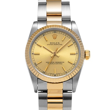 ロレックス オイスターパーペチュアル 67513 シャンパン ユニセックス 時計 【中古】【wristwatch】