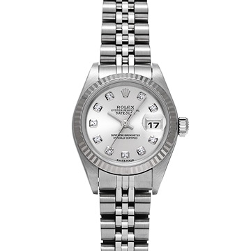 ロレックス デイトジャスト 79174G シルバー/ダイヤモンド レディース 時計 【中古】【wristwatch】