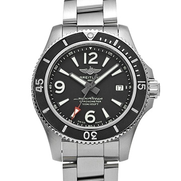 ブライトリング スーパーオーシャン オートマチック 42 A17366021B1A1 ブラック メンズ 時計 【中古】【wristwatch】