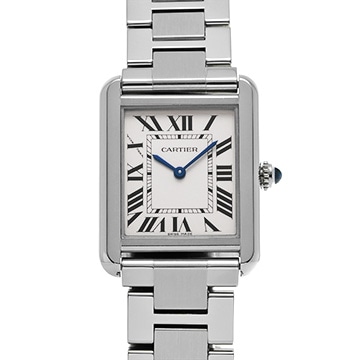 カルティエ タンク ソロ SM W5200013 シルバー レディース 時計 【中古】【wristwatch】