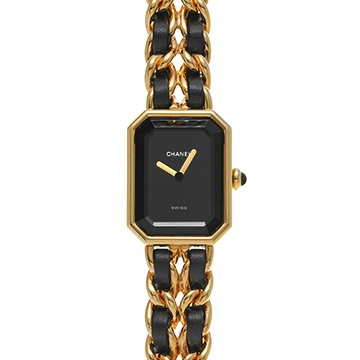 シャネル プルミエール S H0001 ブラック レディース 時計 【中古】【wristwatch】
