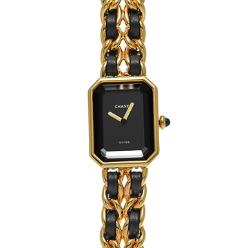 シャネル プルミエール S H0001 ブラック レディース 時計 【中古】【wristwatch】