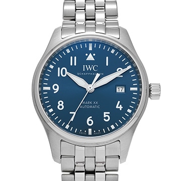 IWC パイロットウォッチ マーク XX IW328204 ブルー メンズ 時計 【中古】【wristwatch】
