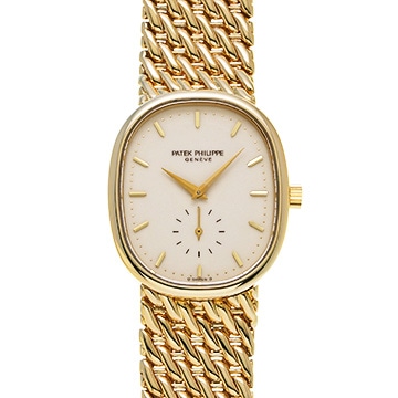 パテック フィリップ ゴールデン エリプス 3978 アイボリー メンズ 時計 【中古】【wristwatch】