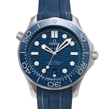 オメガ シーマスター ダイバー300 コーアクシャル マスタークロノメーター 210.32.42.20.03.001 ブルー メンズ 時計 【中古】【wristwatch】