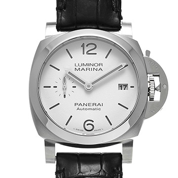 パネライ ルミノール クアランタ PAM01371 ホワイト メンズ 時計 【中古】【wristwatch】