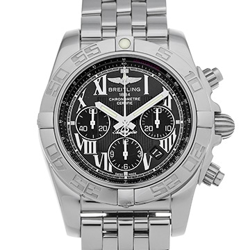 ブライトリング クロノマット 44 A011B56PA ブラック メンズ 時計 【中古】【wristwatch】