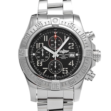 ブライトリング スーパーアベンジャー II A1337111/BC28 ブラック メンズ 時計 【中古】【wristwatch】