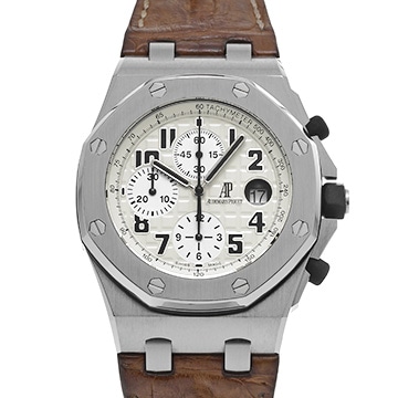 オーデマ ピゲ ロイヤルオーク オフショア クロノグラフ サファリ 26170ST.OO.D091CR.01 アイボリー メンズ 時計 【中古】【wristwatch】