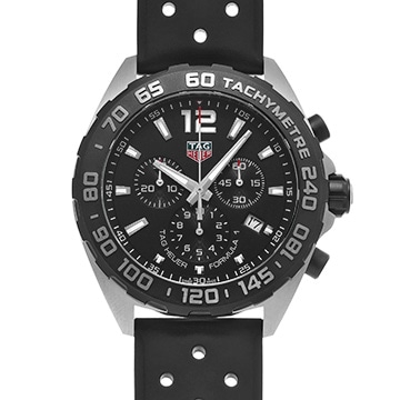 タグ ホイヤー フォーミュラ1 クォーツ クロノグラフ CAZ1010.FT8024 ブラック メンズ 時計 【中古】【wristwatch】