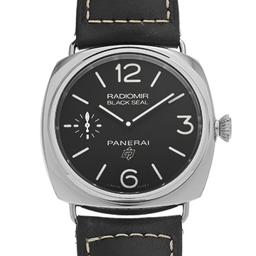 パネライ ラジオミール ブラックシール ロゴ PAM00754 ブラック メンズ 時計 【中古】【wristwatch】
