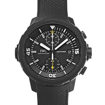 IWC アクアタイマー クロノグラフ ガラパゴスアイランド IW379502 ブラック メンズ 時計 【中古】【wristwatch】