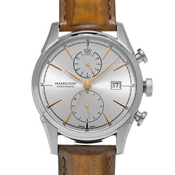 ハミルトン ジャズマスタースピリットオブリバティークロノ H324160 シルバー メンズ 時計 【中古】【wristwatch】