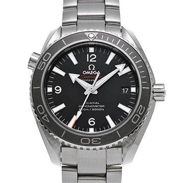 オメガ シーマスター プラネットオーシャン 600 コーアクシャル 232.30.42.21.01.001 ブラック メンズ 時計 【中古】【wristwatch】
