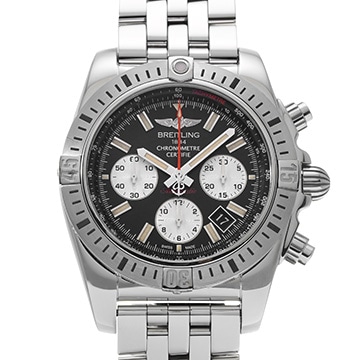 ブライトリング クロノマット 44 エアボーン 30周年 AB01154G/BD13 ブラック/シルバー メンズ 時計 【中古】【wristwatch】