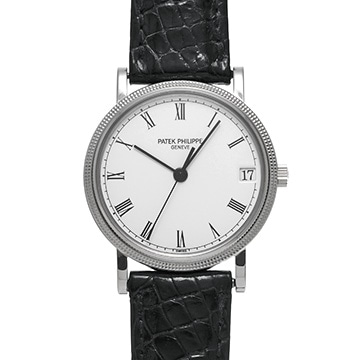 パテック フィリップ カラトラバ 3802/200G ホワイト メンズ 時計 【中古】【wristwatch】