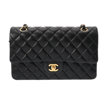 シャネル マトラッセ 11.12 クラシック ハンドバッグ 25cm ブラック A01112 ラムスキン レディース バッグ 【中古】【bag】