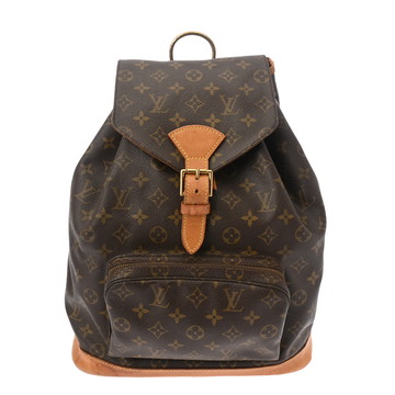 ルイ ヴィトン モノグラム モンスリ GM ブラウン M51135 モノグラムキャンバス レディース バッグ 【中古】【bag】