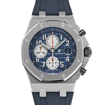 オーデマ ピゲ ロイヤルオーク オフショア クロノグラフ 26470ST.OO.A027CA.01 ブルー/シルバー メンズ 時計 【中古】【wristwatch】