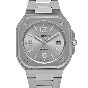 ベル＆ロス BR 05 グレースティール BR05A-GR-ST/SST グレー メンズ 時計 【中古】【wristwatch】
