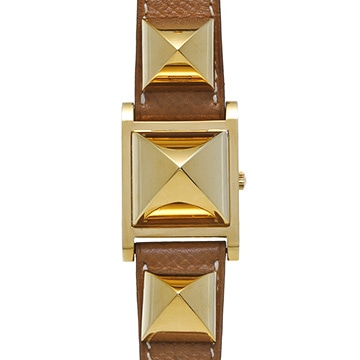 エルメス メドール ME1.201 ホワイト レディース 時計 【中古】【wristwatch】