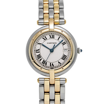 カルティエ パンテール ヴァンドーム LM 83084242 ホワイト ユニセックス 時計 【中古】【wristwatch】