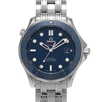オメガ シーマスター ダイバー300 コーアクシャル 212.30.41.20.03.001 ブルー メンズ 時計 【中古】【wristwatch】