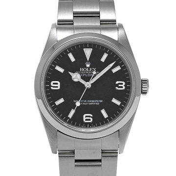 ロレックス エクスプローラー 14270 ブラック メンズ 時計 【中古】【wristwatch】