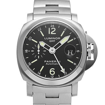 パネライ ルミノール GMT PAM00297 ブラック メンズ 時計 【中古】【wristwatch】
