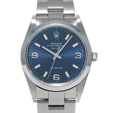 ロレックス エアキング 14000M ブルー メンズ 時計 【中古】【wristwatch】