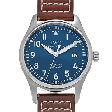 IWC マークXVIII マーク18 プティ・プランス IW327004 ブルー メンズ 時計 【中古】【wristwatch】
