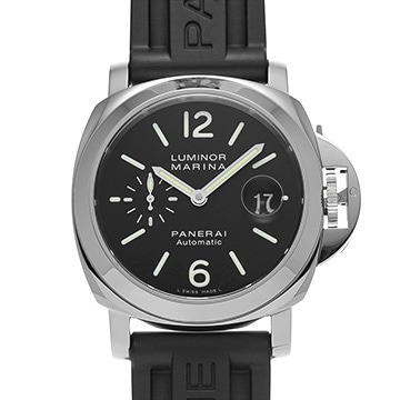 パネライ ルミノールマリーナ オートマティック PAM00104 ブラック メンズ 時計 【中古】【wristwatch】