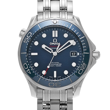 オメガ シーマスター ダイバー300 コーアクシャル 212.30.41.20.03.001 ブルー メンズ 時計 【中古】【wristwatch】