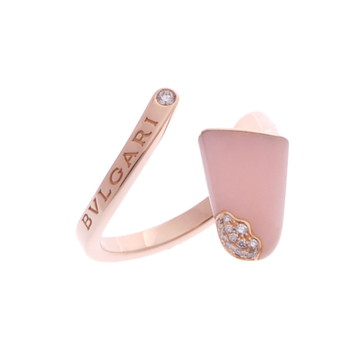 ブルガリ ジェラーティリング #55 ゴールド K18ピンクゴールド PG レディース ジュエリー 【中古】【jewelry】