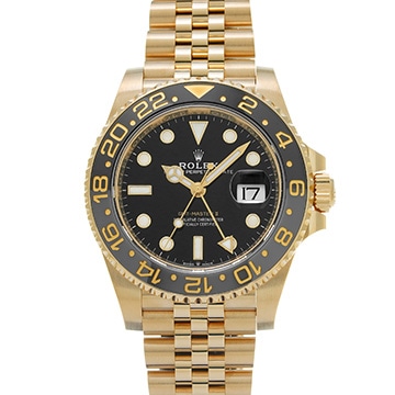 ロレックス GMTマスターII 126718GRNR ブラック メンズ 時計 【中古】【wristwatch】