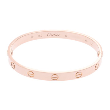 カルティエ ラブブレスレット #17 旧型 ゴールド K18ピンクゴールド PG レディース ジュエリー 【中古】【jewelry】