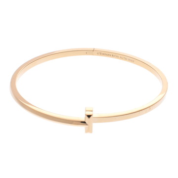 ティファニー Tワン ナロー ヒンジバングル #XL ゴールド K18イエローゴールド YG レディース ジュエリー 【中古】【jewelry】