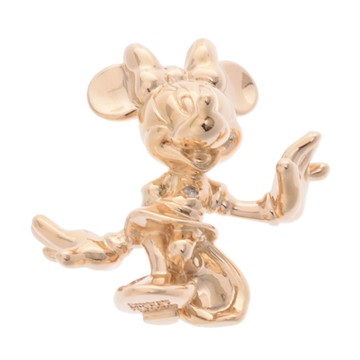 ディズニー ミニーマウス オーナメント Celebrate MICKEY 75 YEARS OF FUN ゴールド K18イエローゴールド YG レディース ジュエリー 【中古】【jewelry】