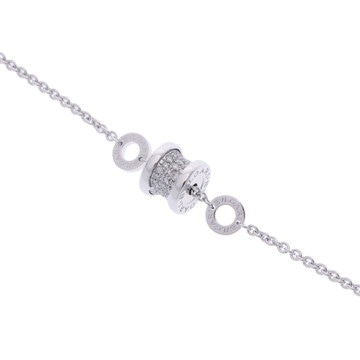 ブルガリ B.ZERO1エレメントブレスレット シルバー K18ホワイトゴールド WG ユニセックス ジュエリー 【中古】【jewelry】