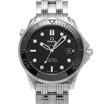 オメガ シーマスター ダイバー300 コーアクシャル 212.30.41.20.01.003 ブラック メンズ 時計 【中古】【wristwatch】