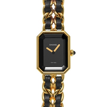 シャネル プルミエール S H0001 ブラック レディース 時計 【中古】【wristwatch】