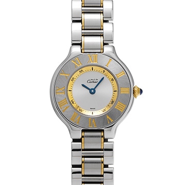 カルティエ マスト 21 ヴァンティアン W10073R6 シルバー レディース 時計 【中古】【wristwatch】