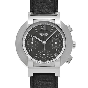 エルメス ノマード N01.910.330/VBN ブラック レディース 時計 【中古】【wristwatch】