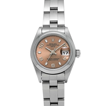 ロレックス オイスターパーペチュアル デイト 26 69160 ピンク レディース 時計 【中古】【wristwatch】