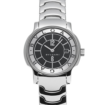 ブルガリ ソロテンポ ST29S ブラック ユニセックス 時計 【中古】【wristwatch】