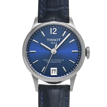 ティソ シュマン・デ・トゥレル オートマティック T099.207.16.047.00 ブルー メンズ 時計 【中古】【wristwatch】