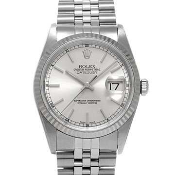 ロレックス デイトジャスト 16234 シルバー メンズ 時計 【中古】【wristwatch】