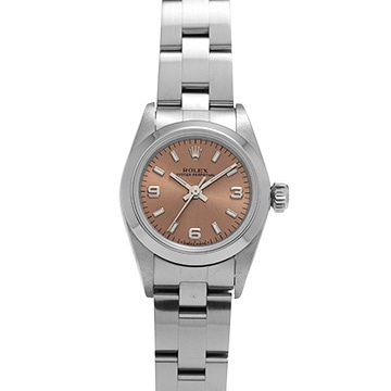 ロレックス オイスターパーペチュアル 67180 ピンク レディース 時計 【中古】【wristwatch】