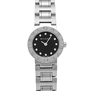 ブルガリ ブルガリブルガリ BB23SS ブラック/ダイヤモンド レディース 時計 【中古】【wristwatch】